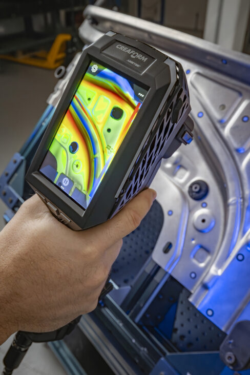 HandySCAN EVO_Scanning sheet metal_Colormap