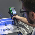 HandySCAN EVO_Scanning sheet matel part_Laser lines