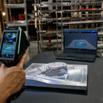 HandySCAN EVO_Scanning shinny part_Laser lines